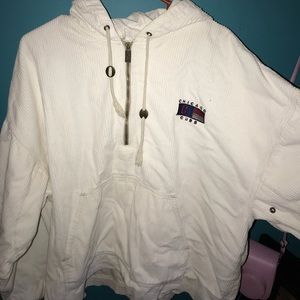 Chicago Cubs sweater jacket.